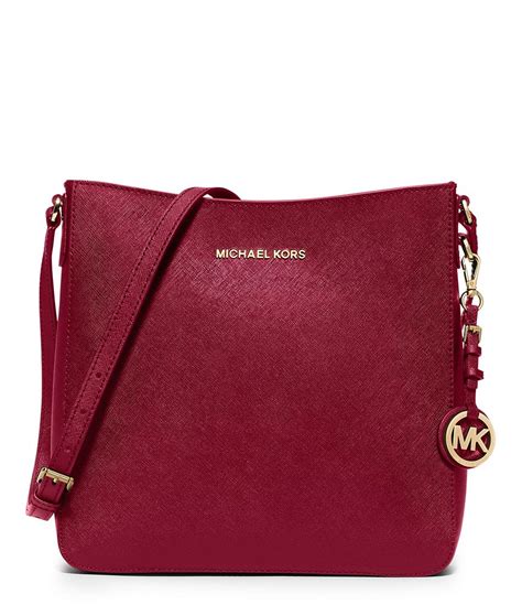 messenger-tasche jet set travel large mit signature-logomuster|michael kors jet messenger.